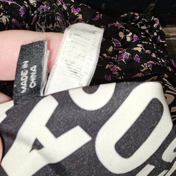 MARC by MARC JACOBS Nylon Black Floral Tote Bag *must have* - Picture 9 of 9